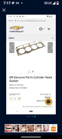 HEAD Gasket Gm