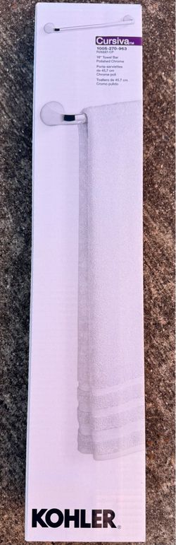 Towel Bar Kohler NEW Cursiva 18"