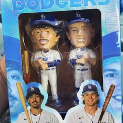Dodgers Bubleheads Vargas & Outman 