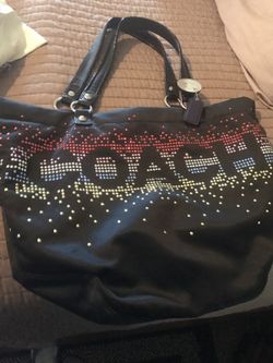 Authentic coach purse