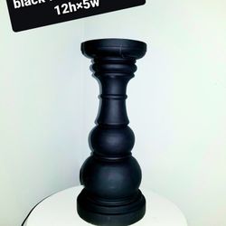 Black candle holder 