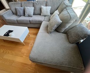 Light Grey L Couch