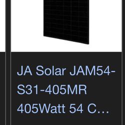 Ja Solar 405w 