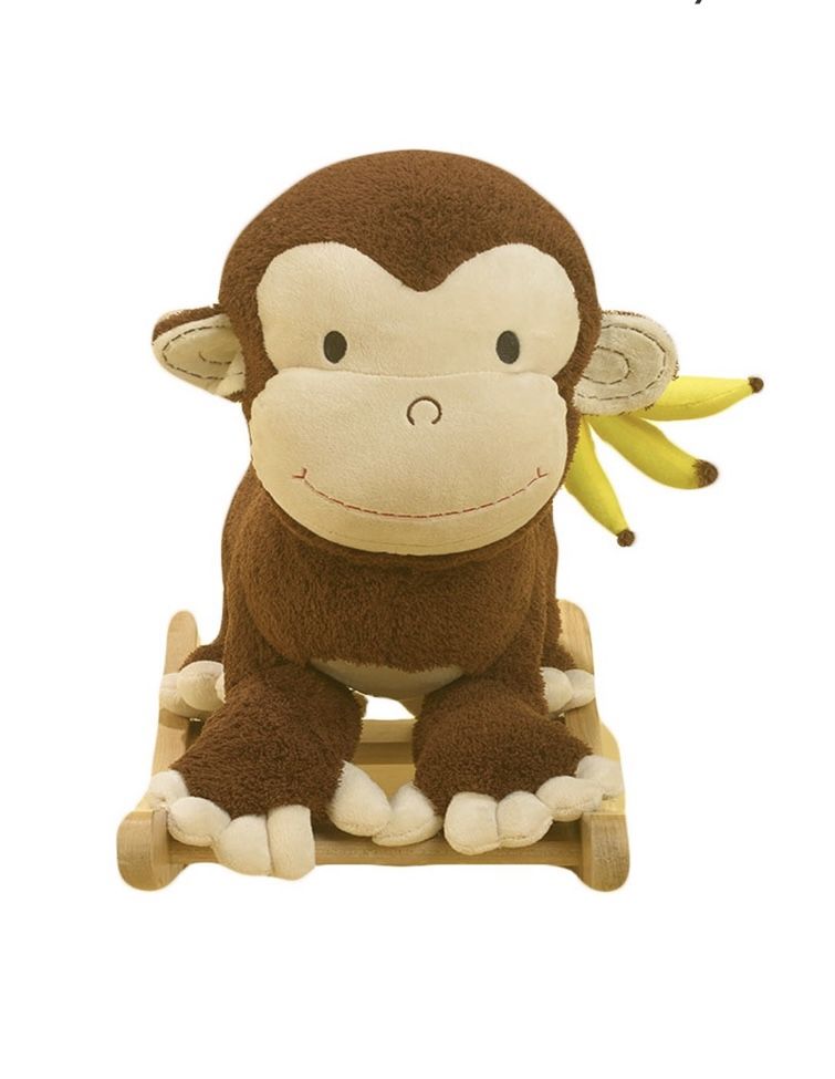 Rockabye Mocha Monkey Rocker Musical (Good condition)