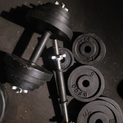 adjustable dumbells 