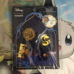 Loungefly Disney Aladdin 30th Anniversary 4 Piece Pin Set