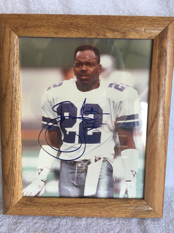 Signed Emmitt Smith Picture