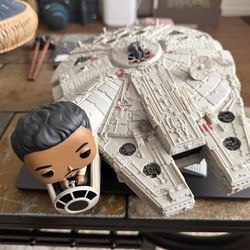 Funko Pop! Ride Super Deluxe: Star Wars - Lando Calrissian In The Millenium Falcon