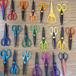 Craft Scissors And Rotating Rack