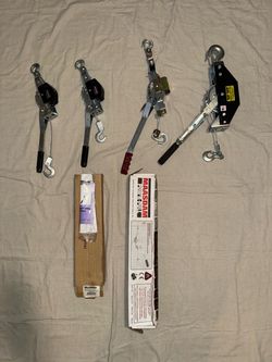 Ratchet chain puller- 6 piece combo