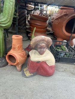 Concrete cactus 🌵 and garden decor prices on the description