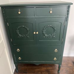 Antique Green Dresser
