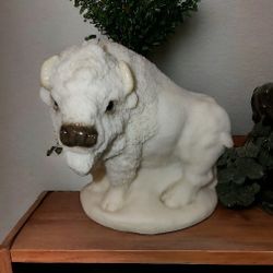 Stone Critters, The Animal Collection White Buffalo 