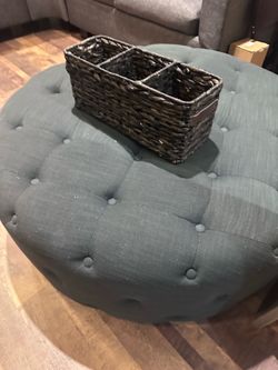 Small planter wicker basket