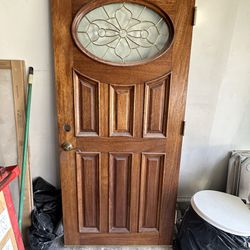 Front Wood Door