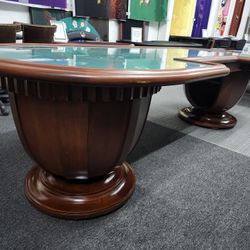 Wooden Baccarat  Table Built for use as an Office desk