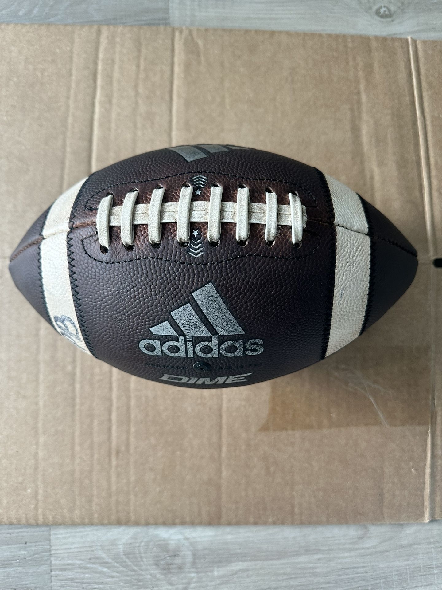 Adidas Dime NFHS Leather Football (Mudded & Prepped)