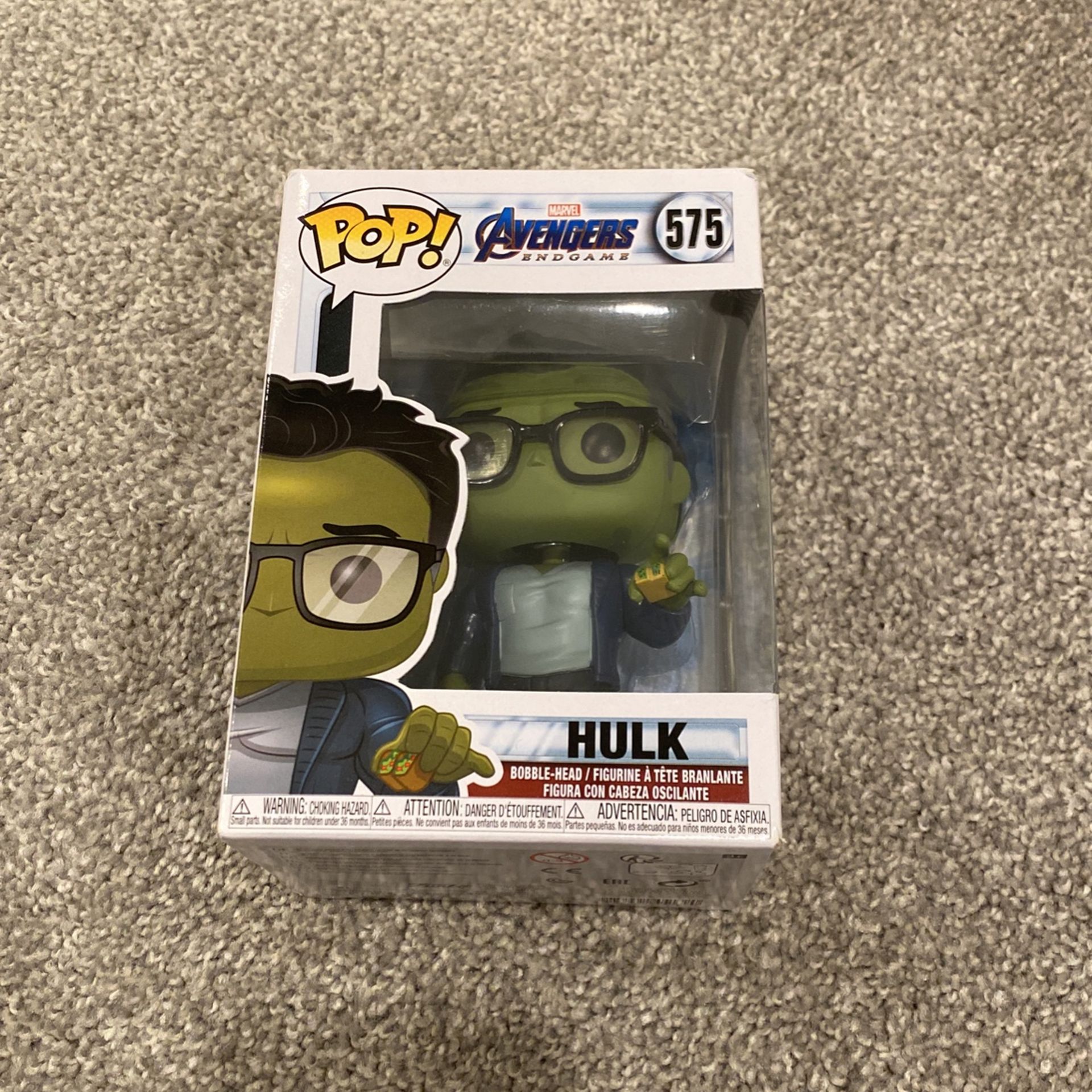 Hulk (Avengers Endgame Smart Hulk) Funko Pop