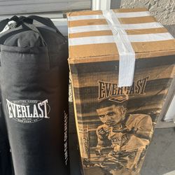 Everlast Bolsa pesada de lona de polietileno MMA de 70 libras