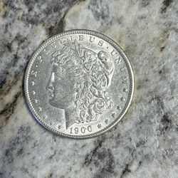 Morgan Silver Dollar 1900 AU