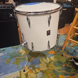 60's Vintage Premier 16" Floor Tom in White