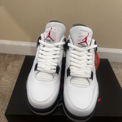 Air Jordan 4 White Cement