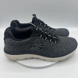 Skechers Men’s 7.5 Summits Forton BKW Memory Foam Lightweight New w Box