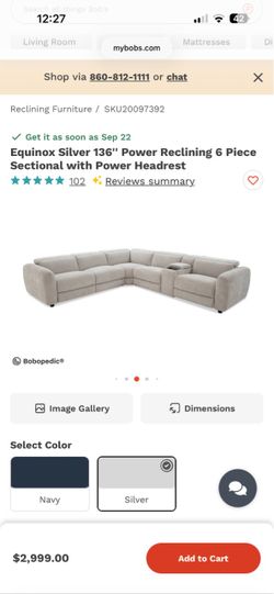 Equinox recliner esthetic sectional