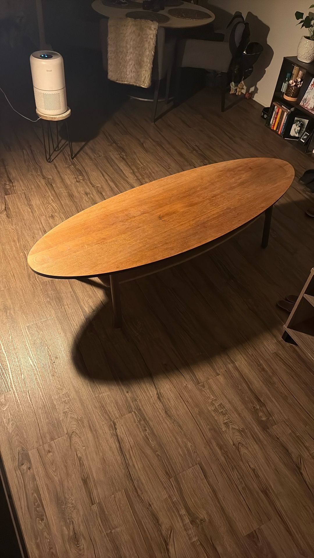 Wooden Surfboard Coffee Table 6’