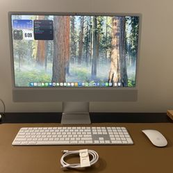 Silver iMac Apple M3 chip (2023)