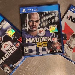 PS4 Games - NFL Madden Collection NBA Football Basketball Sports 