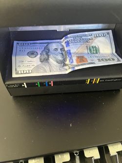Fraud Fighter HD8X2 UV Backlight Fluorescence Counterfeit Fake Bill Detector