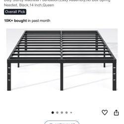 Queen Metal Bed Frame 