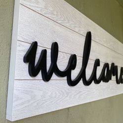 Welcome Decor Sign