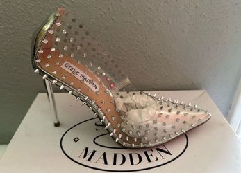 Steve Madden VALA-S Clear Spike Stiletto Heels – Size 7
