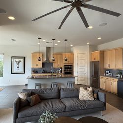 R&B Charcoal Two Cushion Sofa - 104”