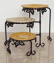 Fancy designer 3 tier plate rack