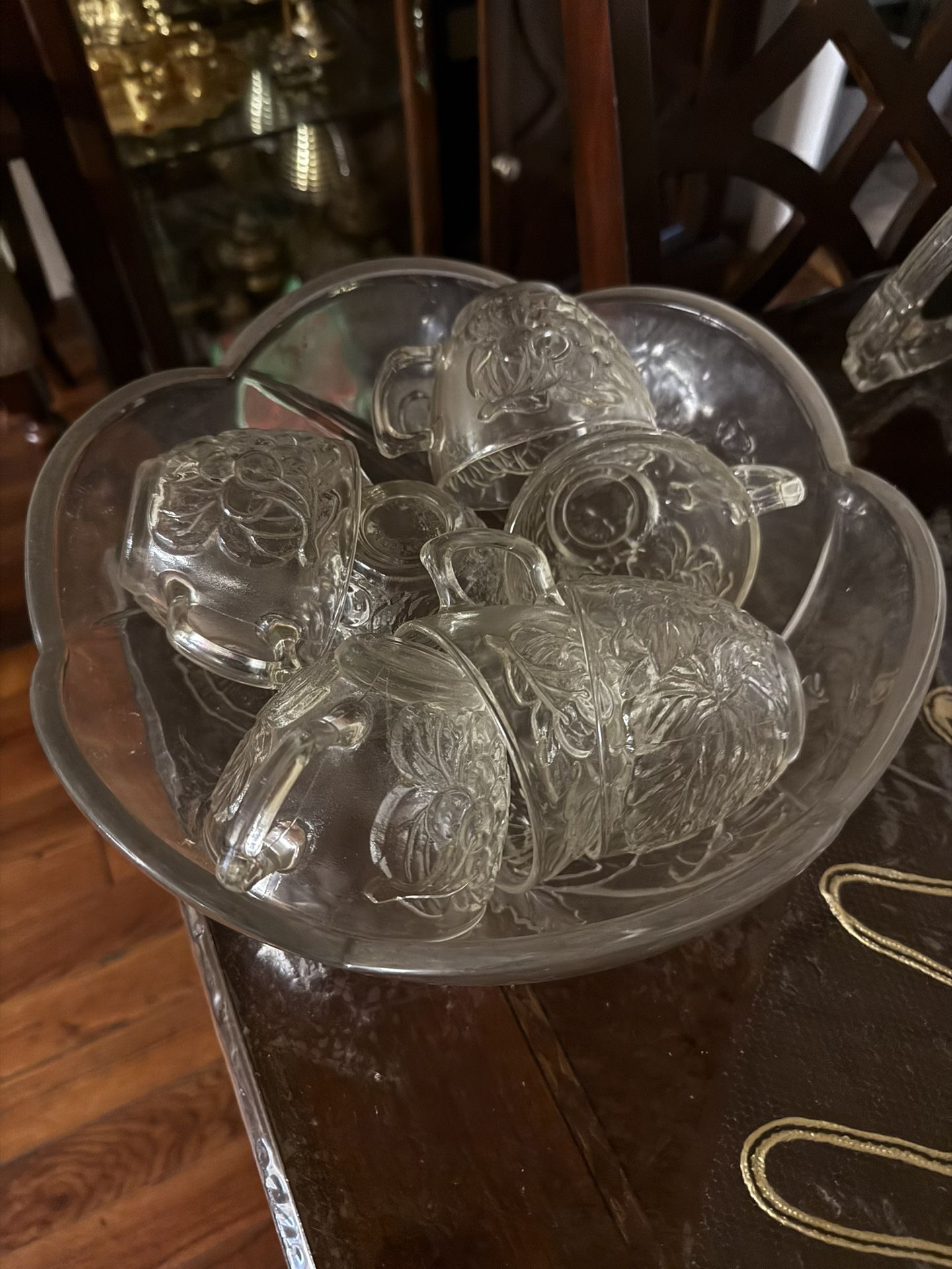 8 Pc Punch Bowl Set - Etsy