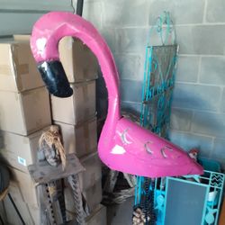 Really Large Pink Flamingo Garden Decor