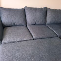 Dark Blue Sofa Couch $222