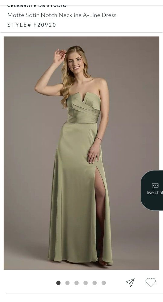 David's Bridal Bridesmaid Dress