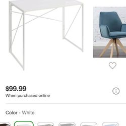 White Office Desk 