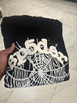 Black/white Spider Hoodie