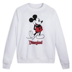 Disneyland Mickey Mouse Pullover Long Sleeve Sweatshirt
