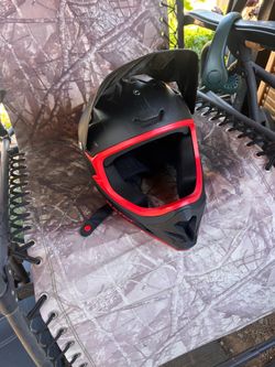 Helmet, Black Razor  medium  Good cond