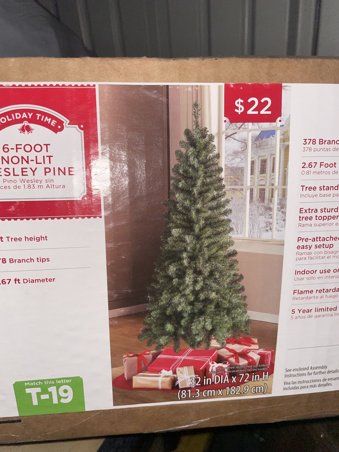 6 ft Christmas Tree (non Lit)