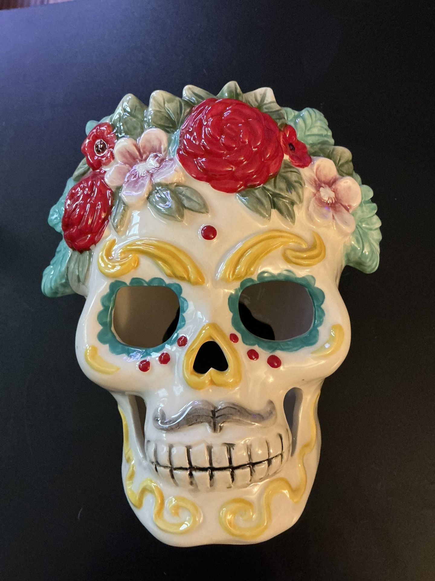 Sugar SkullCandle Holder