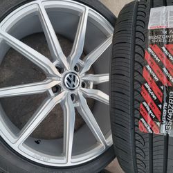 19"new Wheels With New Tires For VW PASSAT 