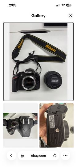 Nikon 3200 camera for sale.