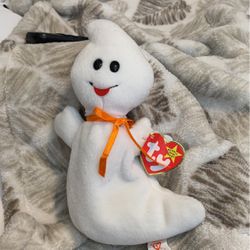 Rare Spooky The Ghost Beanie Baby